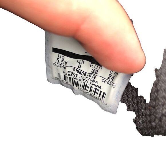 RARE 2015 Air Jordan 10 Retro New York City Size 7 Black - Picture 8 of 16